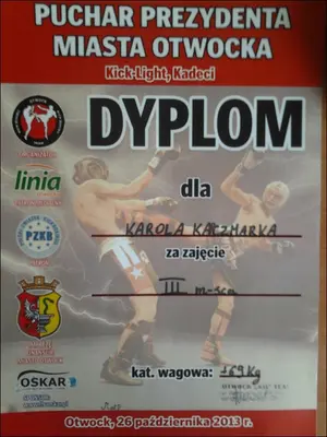 Dyplom OSKB 2013 - 01 karczmarek otwock