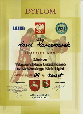 Dyplom OSKB 2013 - 02 karczmarek lublin