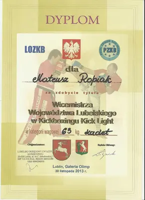 Dyplom OSKB 2013 - 02 ropiak lublin