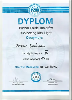 Dyplom OSKB 2014 - 01 stanczak ozarow 10 2014