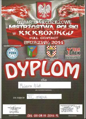 Dyplom OSKB 2014 - 07 nitek brzeziny 2014