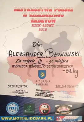 Dyplom OSKB 2015 - 05 aleksander blonowski maj 2015
