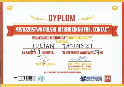 Dyplom OSKB 2016 - Z kwiecien 2016 julian jasinski