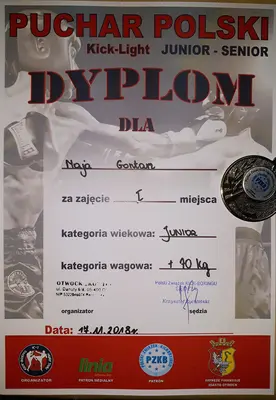 Dyplom OSKB 2018 - 07 maja gontarz listopad 2018