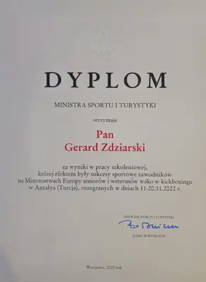 Dyplom OSKB 2023 - Gerard 11 2023