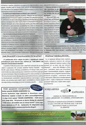 Artykuł prasowy o OSKB - Ciekawi ludzie 2016 gerard zdziarski2