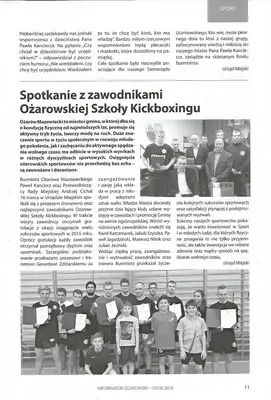 Artykuł prasowy o OSKB - Wywiad 3 2016